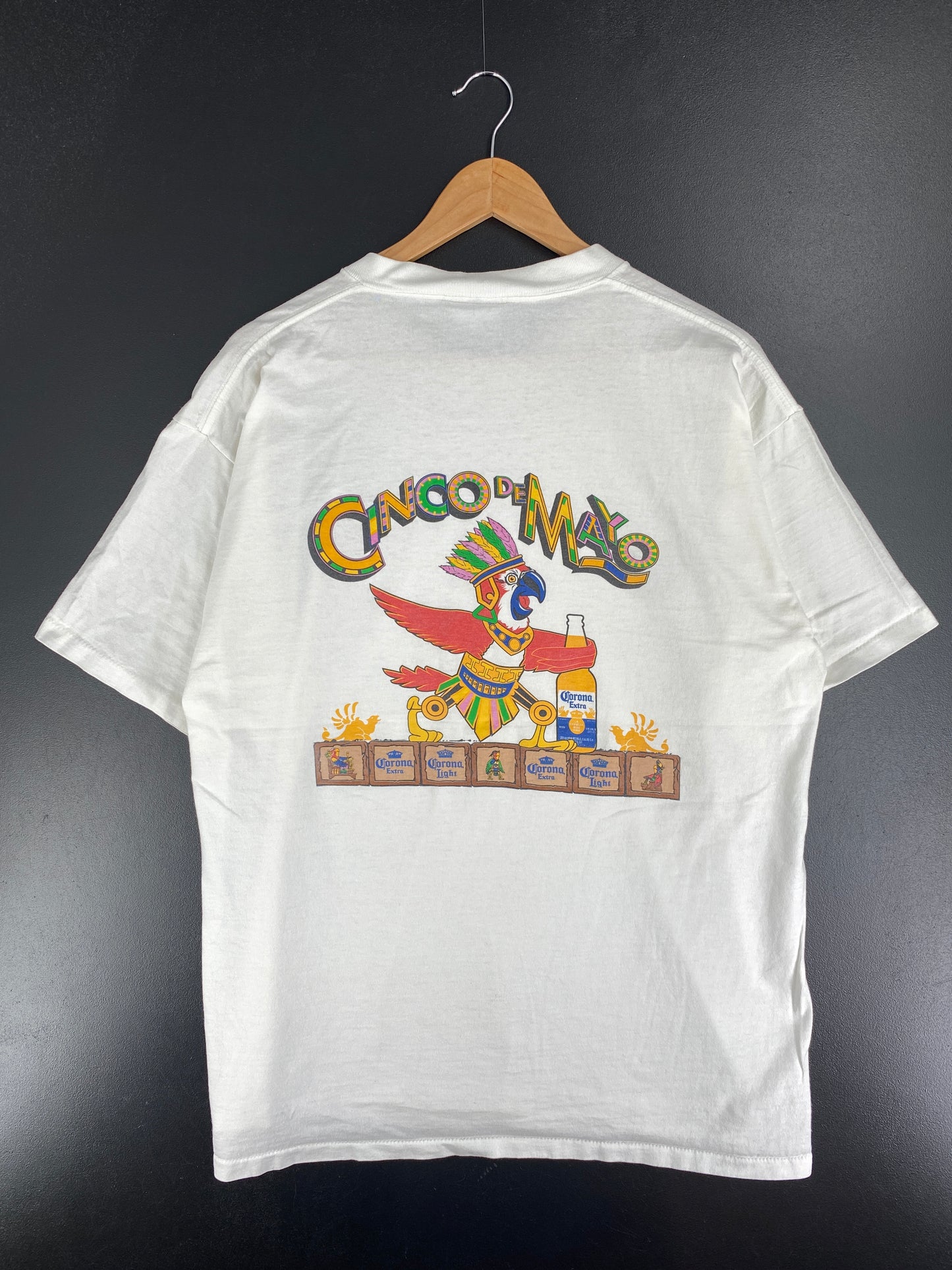 90's CORONA EXTRA Size XL Vintage T-Shirt / A4998