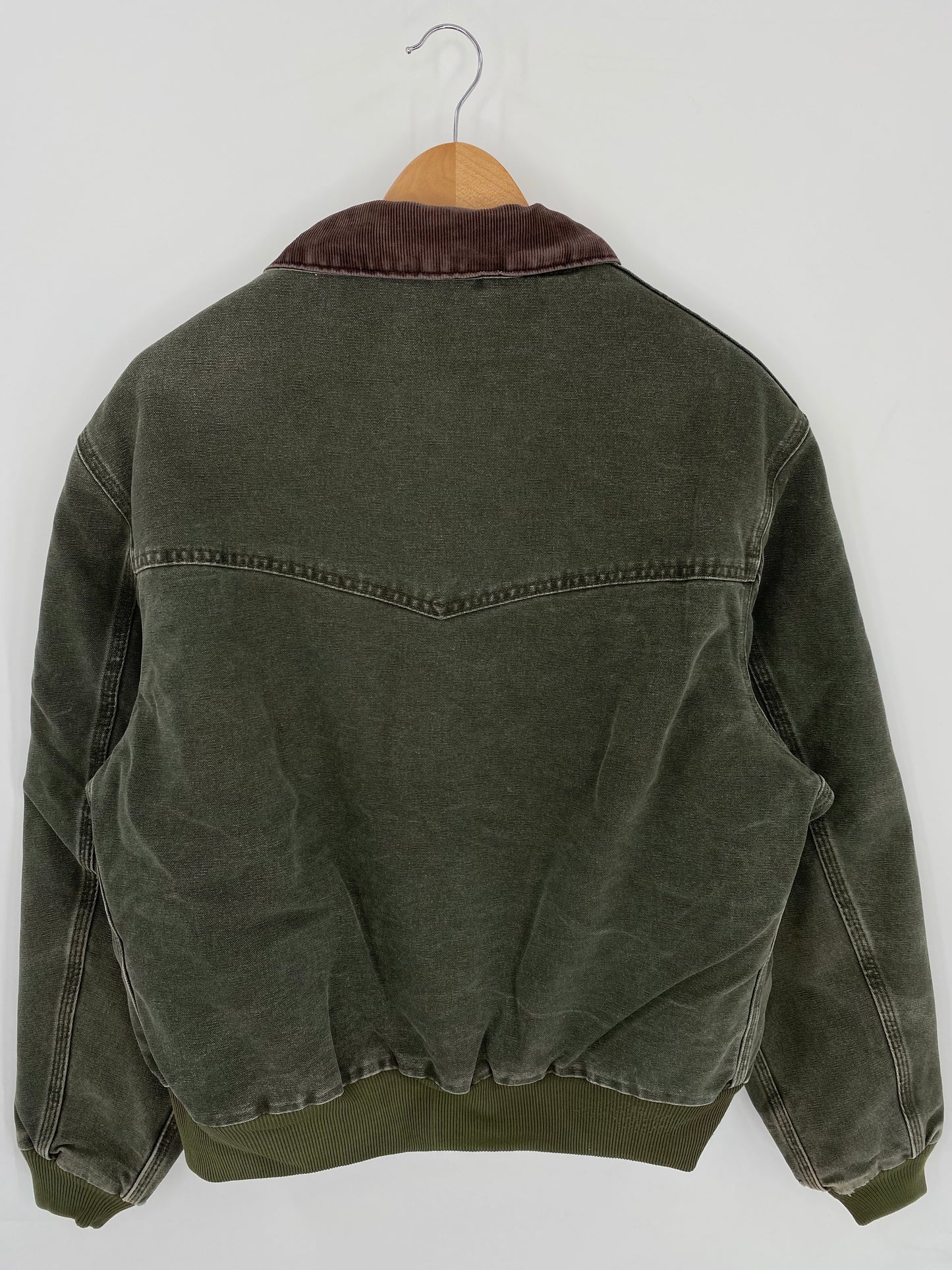 Vintage CARHARTT Size No Tag (Approx.L) Zip-up Sweat-shirt Jacket / K8114