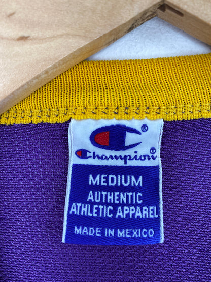 00' CHAMPION x LOS ANGELES LAKERS SHAQUILLE O'NEAL Size 40 M Vintage NBA Jersey / A5456