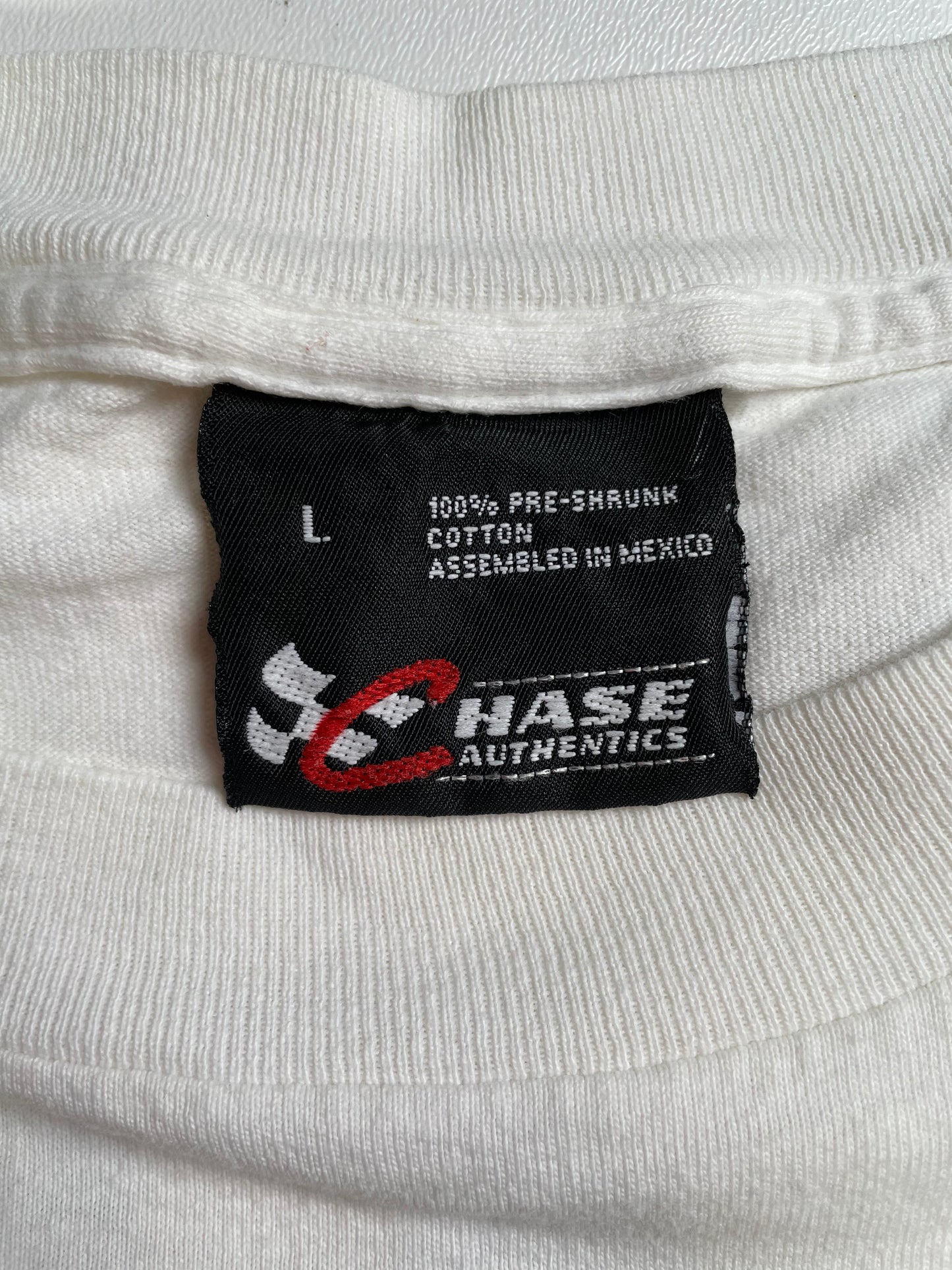 2000 DALE EARNHARDT JR. BUDWEISER Size L Vintage Racing T-Shirt / E3044T