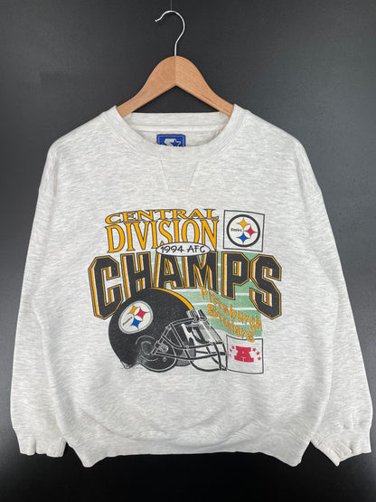 1994 STARTER x PITTSBURGH STEELERS Size L Vintage NFL Sweat-shirt / A539