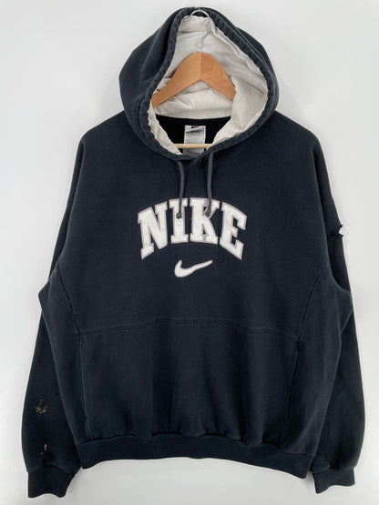 90’s Damaged NIKE Size XL Vintage Hoodie Sweat-shirt / E1540S