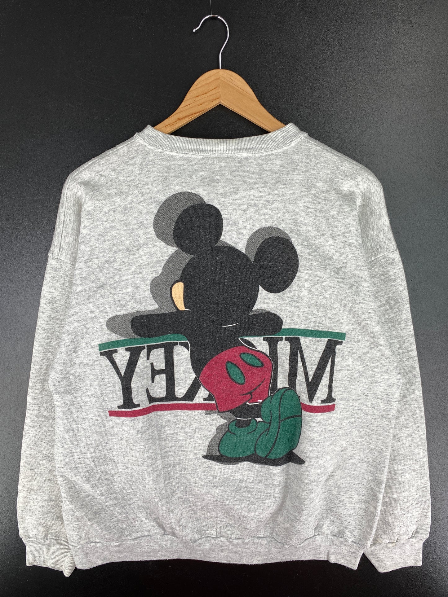 90's DISNEY MICKEY Size L Vintage Sweat-shirt / A4620