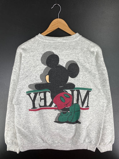 90's DISNEY MICKEY Size L Vintage Sweat-shirt / A4620