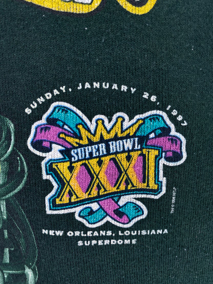1997 GREEN BAY PACKERS Made in USA Size XL Vintage NFL Sweat-Shirt / A4953