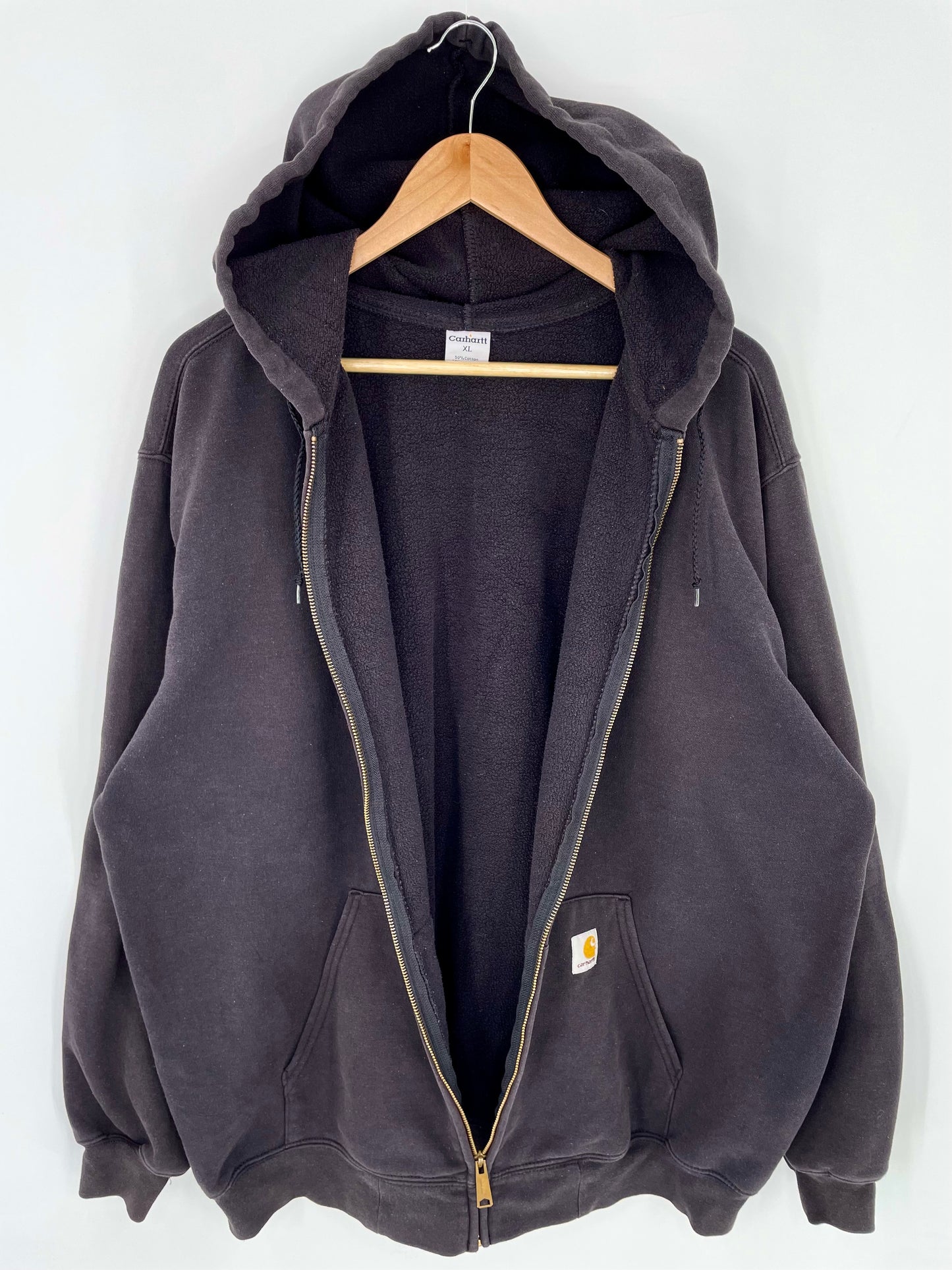 Vintage CARHARTT Size XL Zip-up Hoodie Sweat-Shirt / K8408