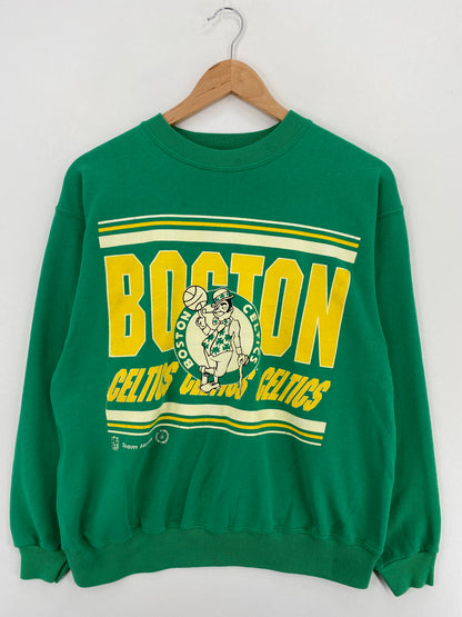 90's BOSTON CELTICS Size L Vintage NBA Sweat - Shirt/ A5894
