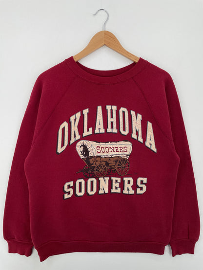 90’s OKLAHOMA SOONERS Size L College Sweat-shirt / A8361