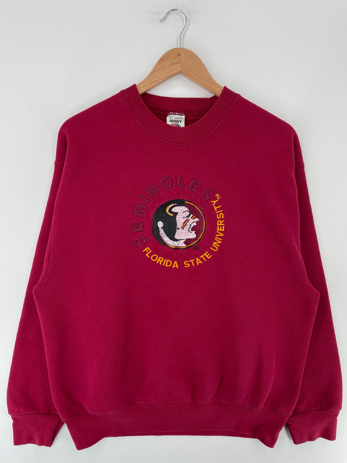 90's FLORIDA SEMINOLES Made in USA Size L Vintage College Sweat-Shirt / E6067S
