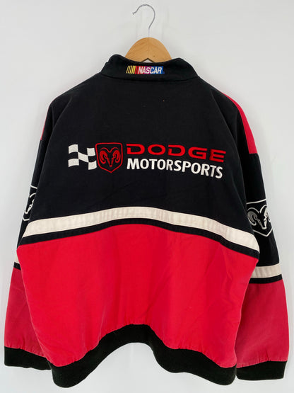 Vintage NASCAR DODGE MOTORSPORTS Size L Racing Jacket/ K6682