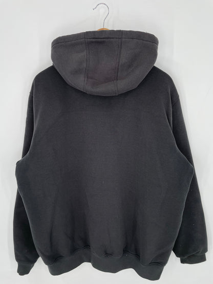 Vintage CARHARTT Double Face Size L Zip-up Hoodie Sweat-Shirt / K9432