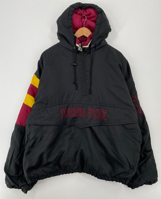 90's STARTER x FLORIDA STATE Size XL Vintage College Nylon Jacket / A8767