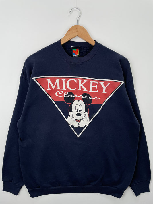 00' DISNEY MICKEY Size No Tag (Approx.L) Vintage Sweat-Shirt / A1478