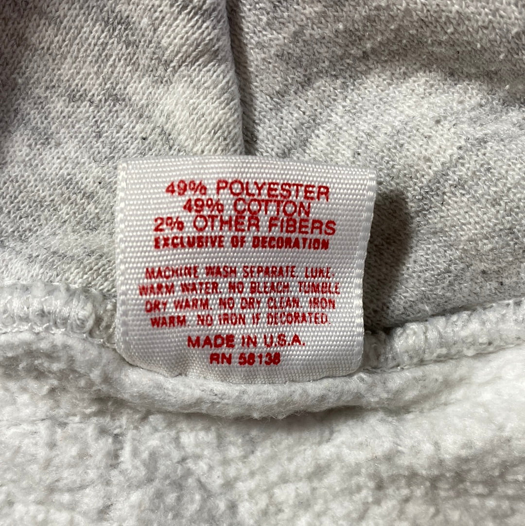 80’s CABRINI COLLEGE Made in USA Size XL Vintage Hoodie College Sweat-shirt / E4558S