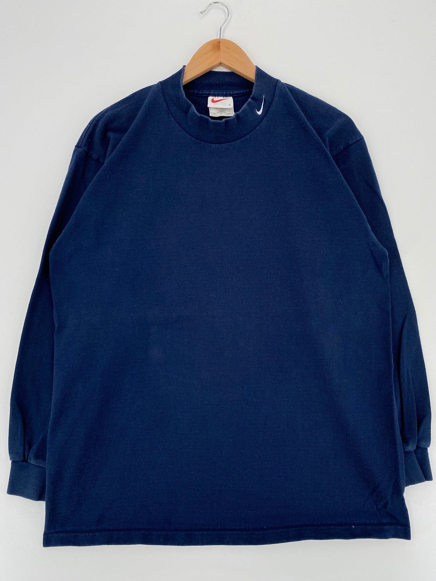 90's NIKE MINI SWOOSH Size L Vintage Long Sleeve T-shirt / E4774T