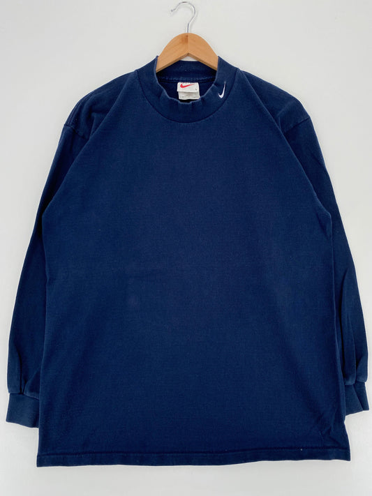 90's NIKE MINI SWOOSH Size L Vintage Long Sleeve T-shirt / E4774T