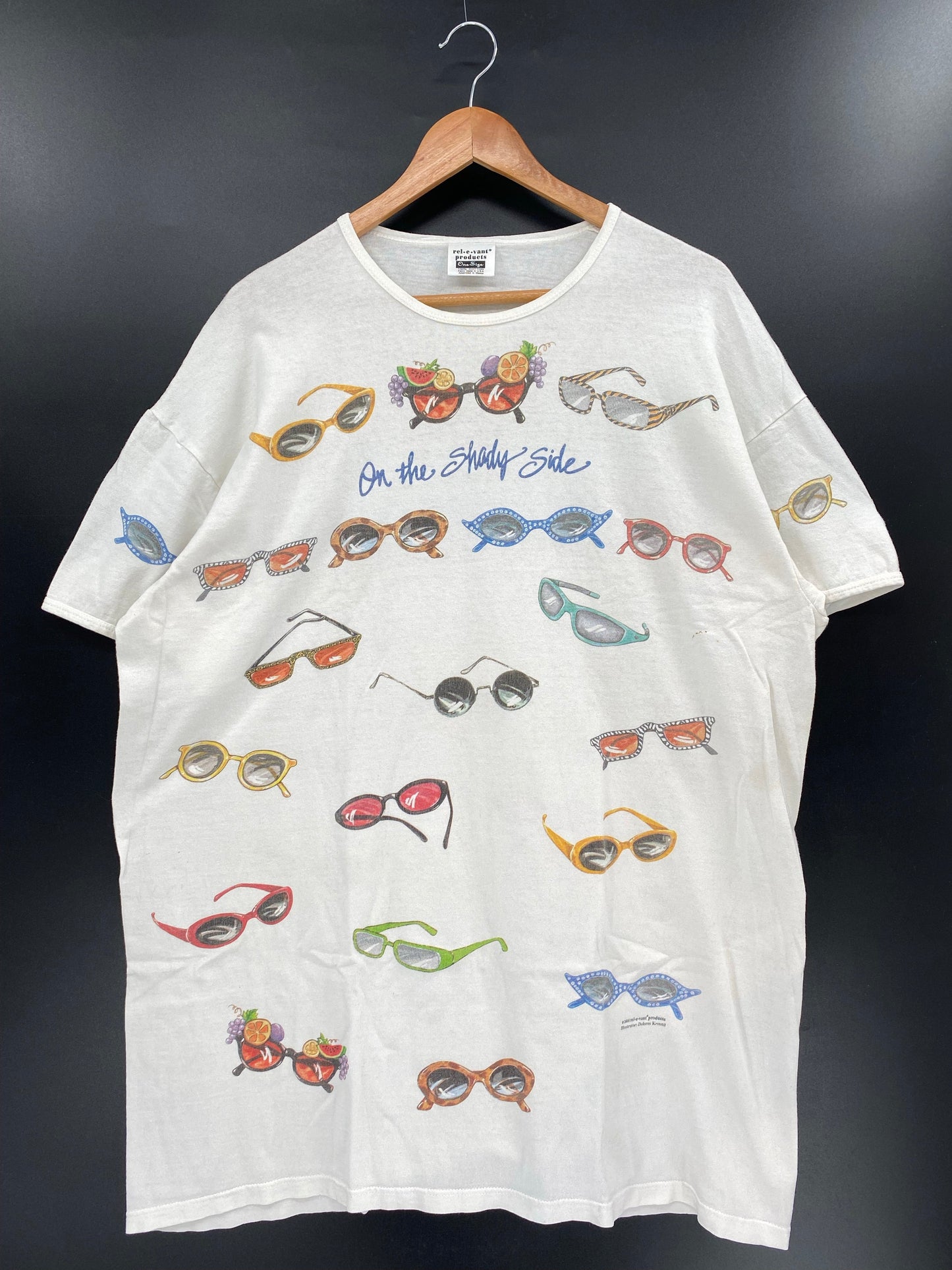 2000 ON THE SHADY SIDE Made in USA Size One Size Vintage T-Shirts / A5702