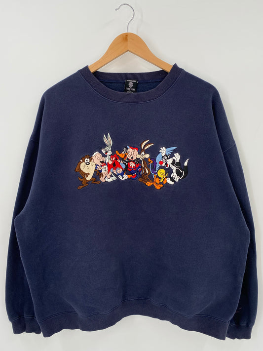 1995' LOONEY TUNES Size XL Vintage Sweat-shirt / K4136