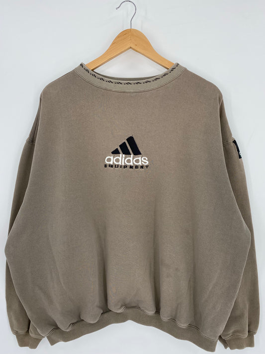 90's ADIDAS EQUIPMENT Size XL Vintage Sweat - Shirts / K5123