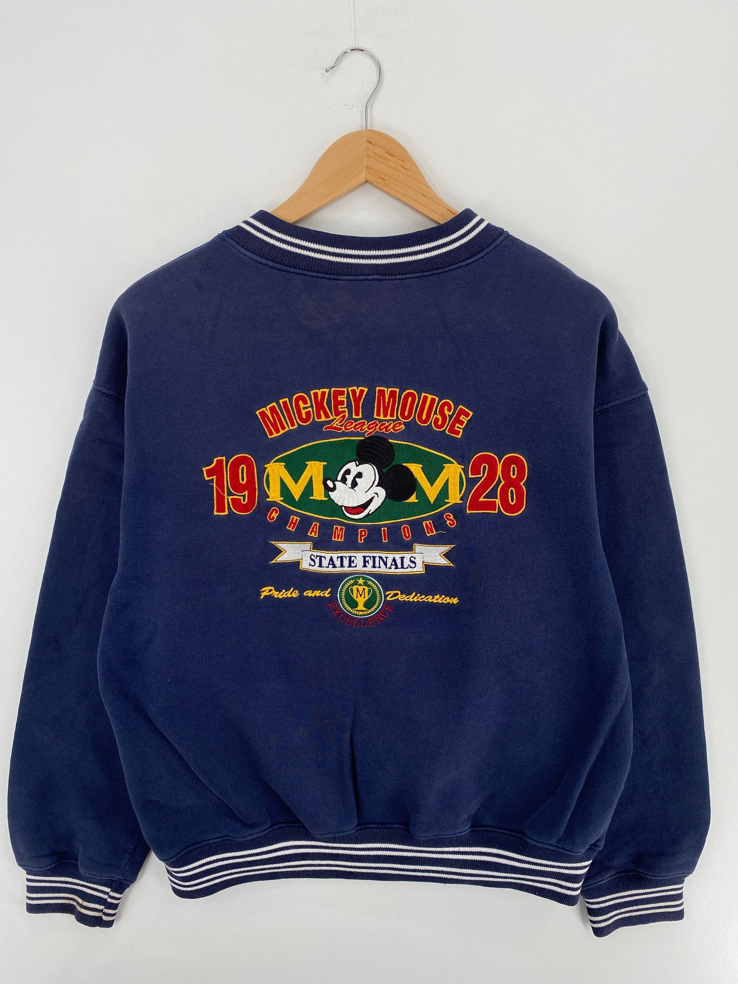 00' DISNEY MICKEY Approx. Size L Vintage Sweat Jacket / E3466S