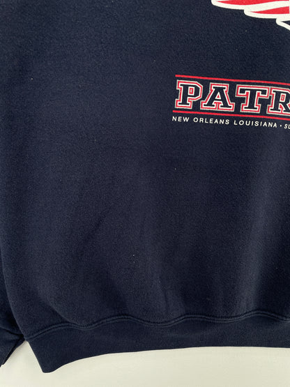 2002 NEW ENGLAND PATRIOTS Size XL Vintage NFL Sweat-Shirt / E4474S