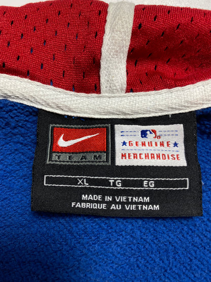 00' NIKE CHICAGO CUBS Size XL Vintage MLB Hoodie Sweat-Shirts/ K9825