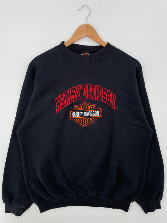 Vintage HARLEY DAVIDSON Made in USA Size L Sweat-Shirt / A8569