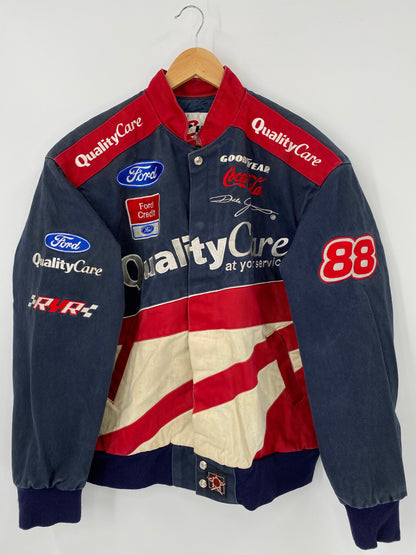 Vintage FORD x DALE JARRETT Size No Tag (Approx.M) Racing Jacket / K4838
