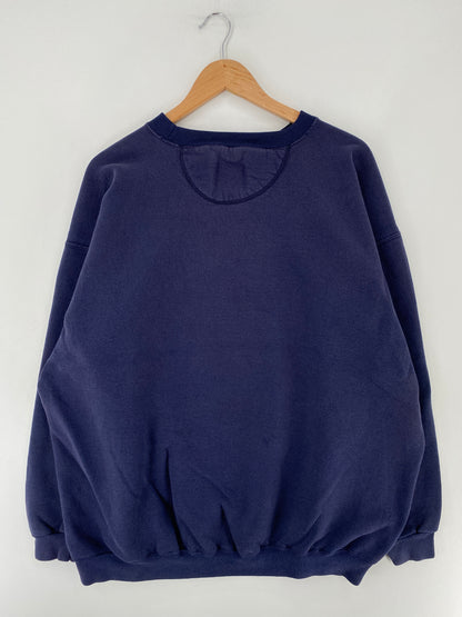 90's CONNECTICUT HUSKIES Made in USA Size XXL Vintage College Sweat-Shirt / E6163S