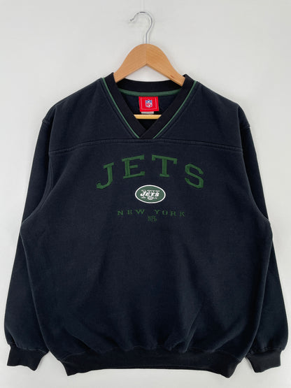 Vintage NEW YORK JETS Size Approx.XL NFL Sweat-Shirt / E2645S