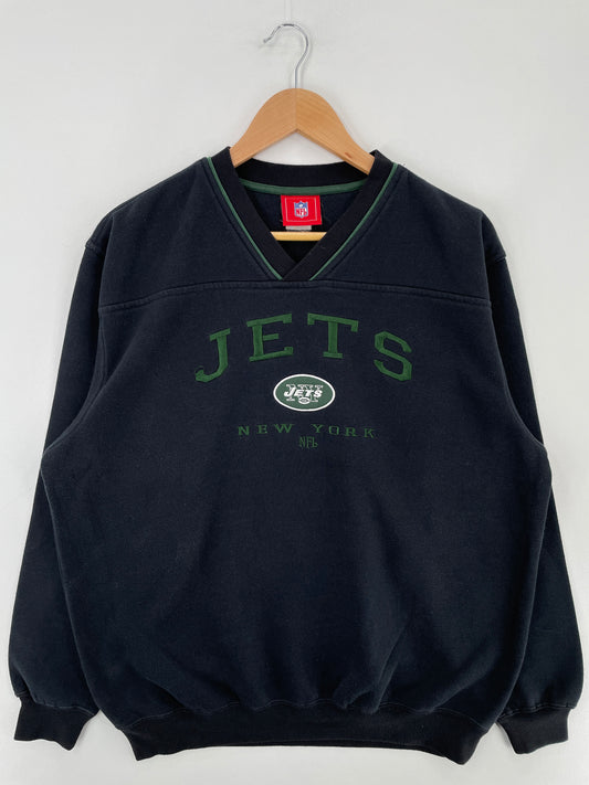 Vintage NEW YORK JETS Size Approx.XL NFL Sweat-Shirt / E2645S
