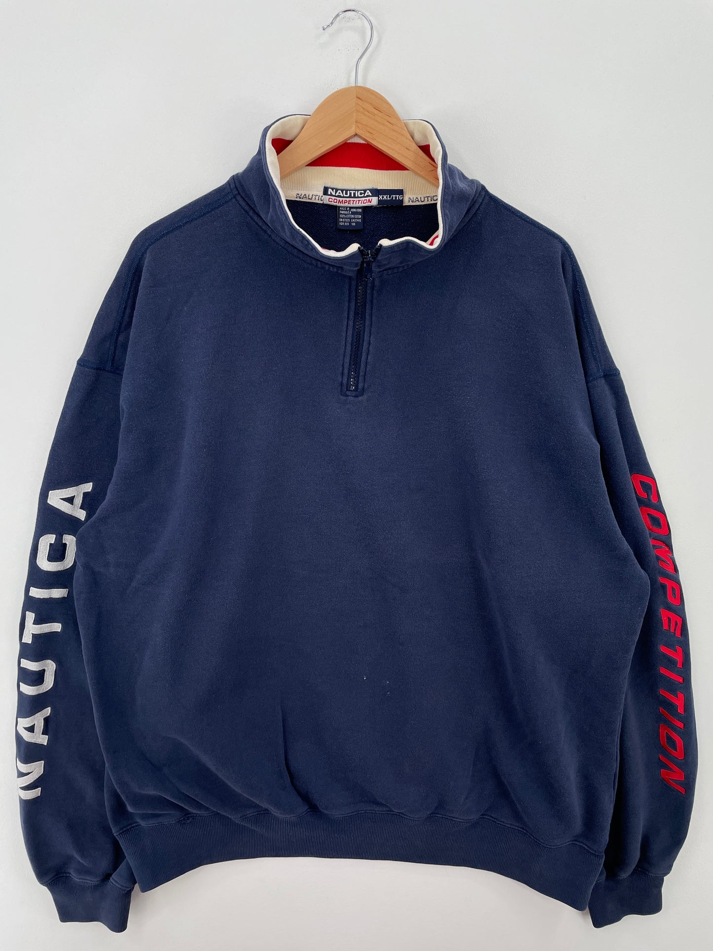 90’s NAUTICA COMPETITION Size XXL Half Zip-up Sweat-Shirt / A7080