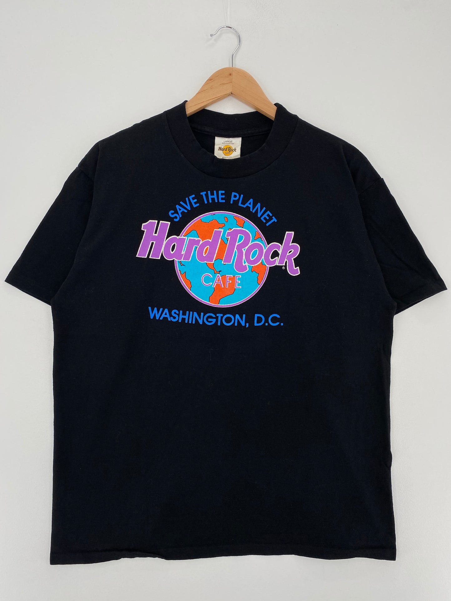 90's HARD ROCK CAFE Made in USA Size L Vintage T-Shirts / A2660