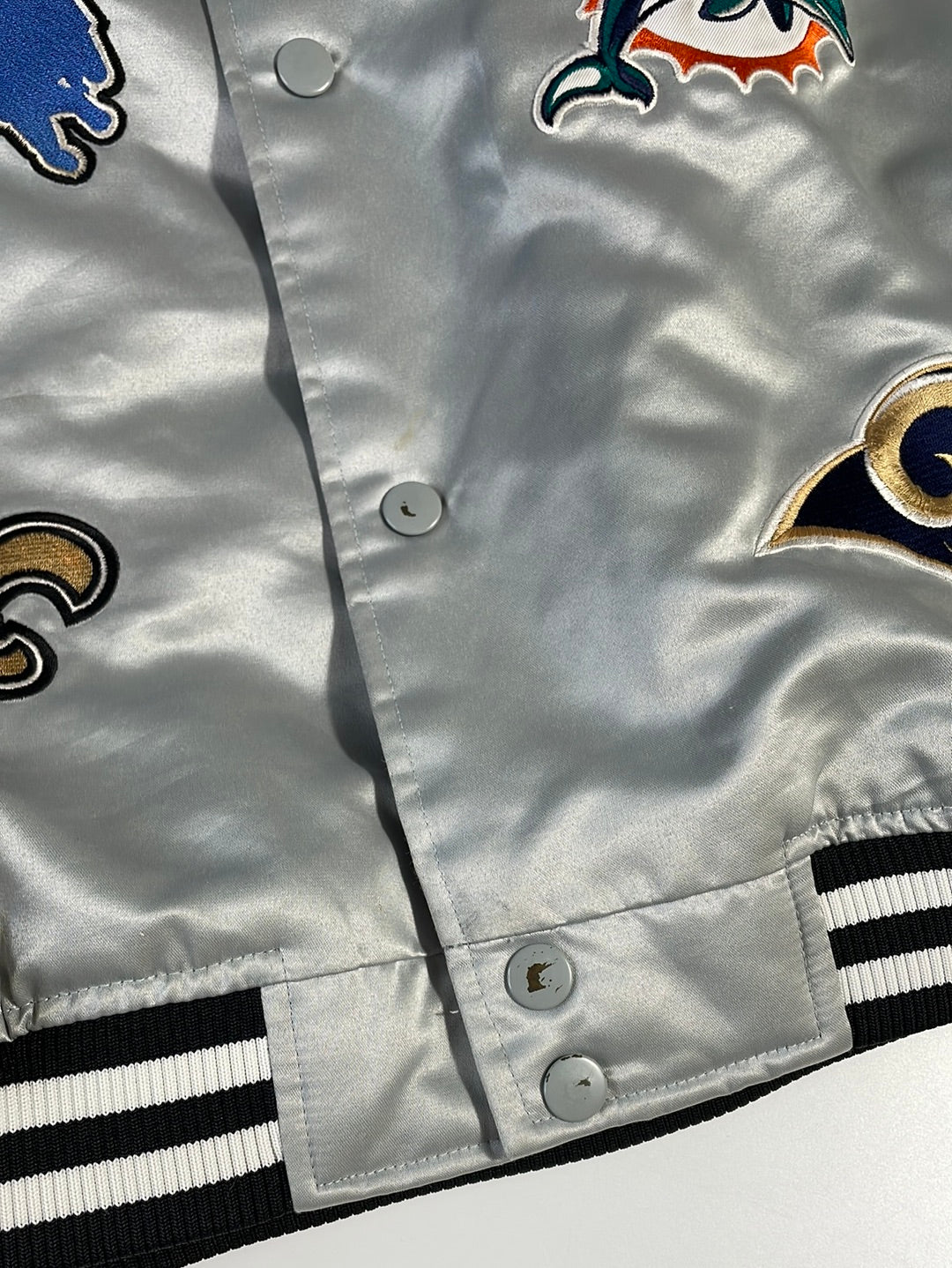 Vintage NFL TEAM Size XXL Padded Nylon Jacket / A9326