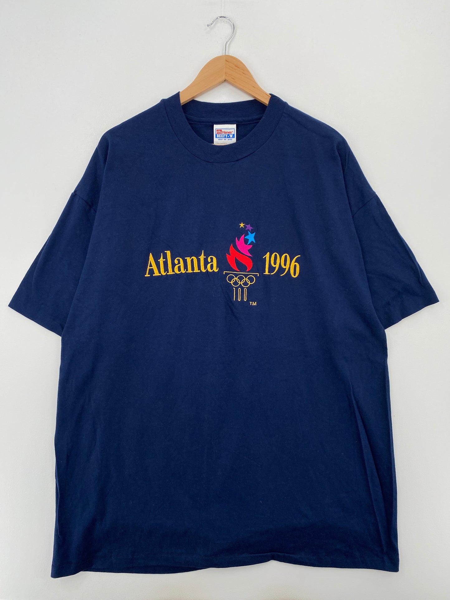1996 DEADSTOCK ATLANTA OLYMPICS Size XXL Vintage T-Shirt / A6963