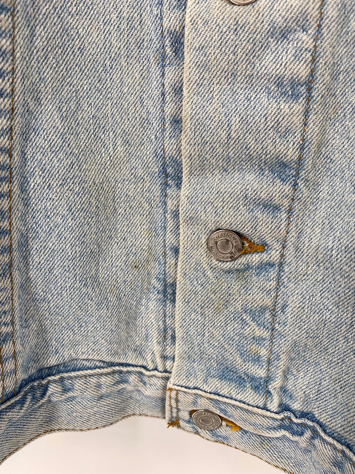 90’s DISNEY CHANNEL Size L Vintage Denim Jacket  / K4329