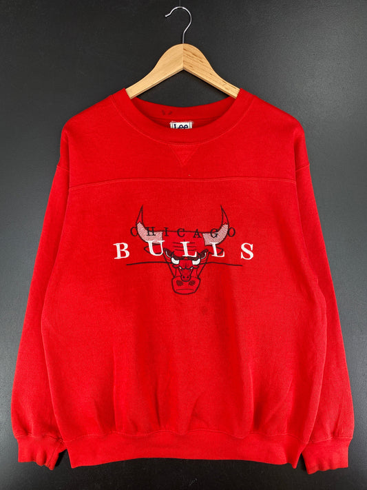 90's CHICAGO BULLS Size M Vintage NBA Sweat-Shirt/ E3822S