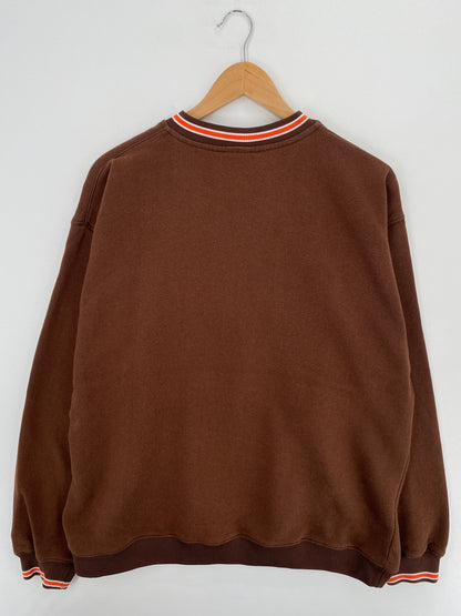 00' CLEVELAND BROWNS Size XL Vintage NFL Sweat-Shirt / A4739