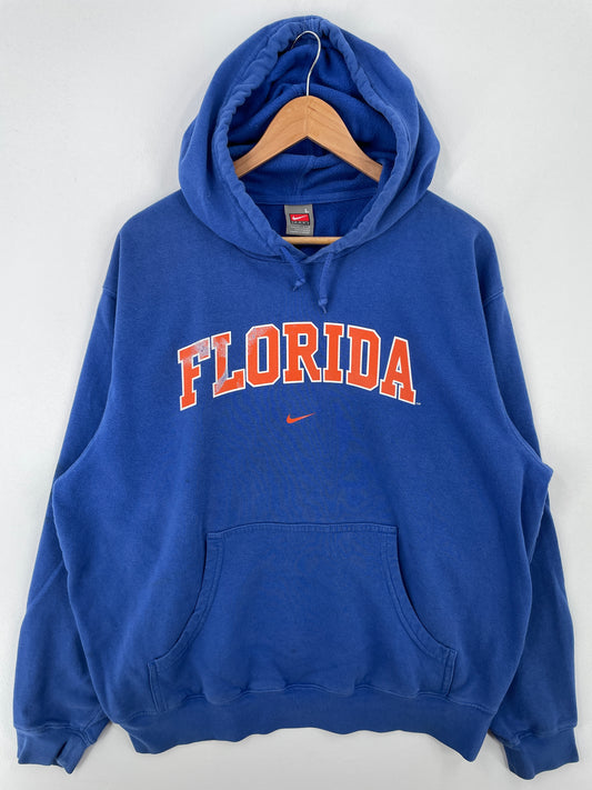 00' NIKE x FLORIDA Size L Vintage College Hoodie Sweat-shirt / A8783