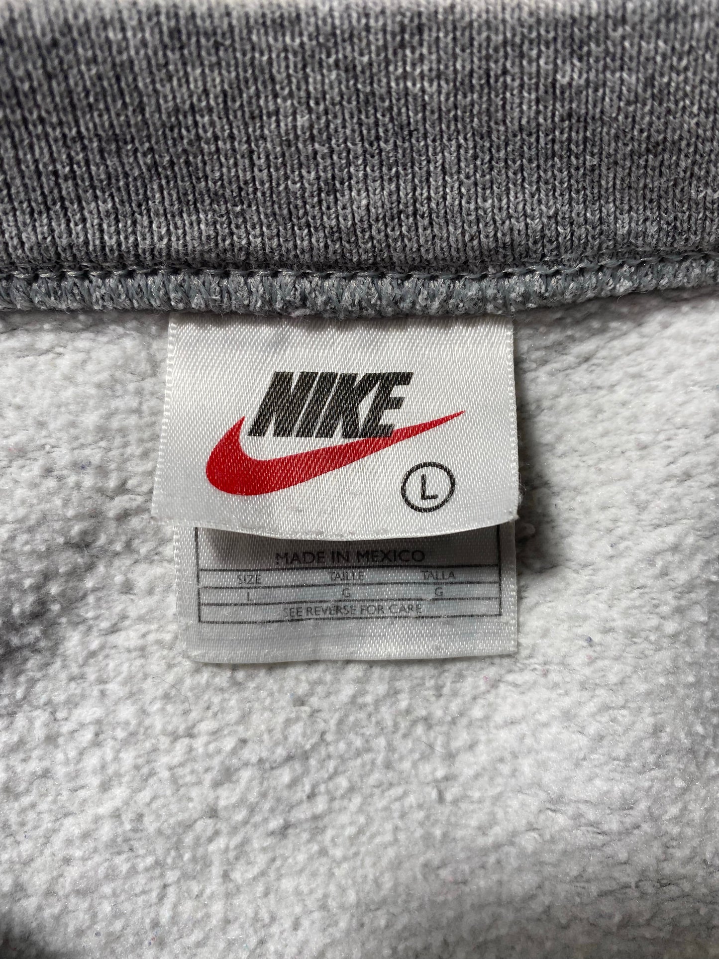 90’s NIKE MINI SWOOSH Size L Vintage Sweat-shirt / E455