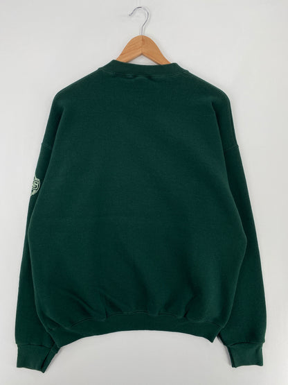 1998 NEW YORK JETS Size XL Vintage NFL Sweat-shirt / E315