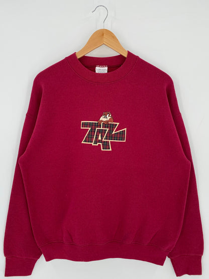 90’s LOONEY TUNES TAZ Size L Vintage Sweat-shirt / K7035