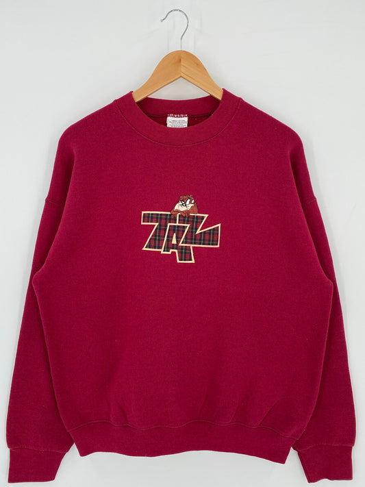 90’s LOONEY TUNES TAZ Size L Vintage Sweat-shirt / K7035
