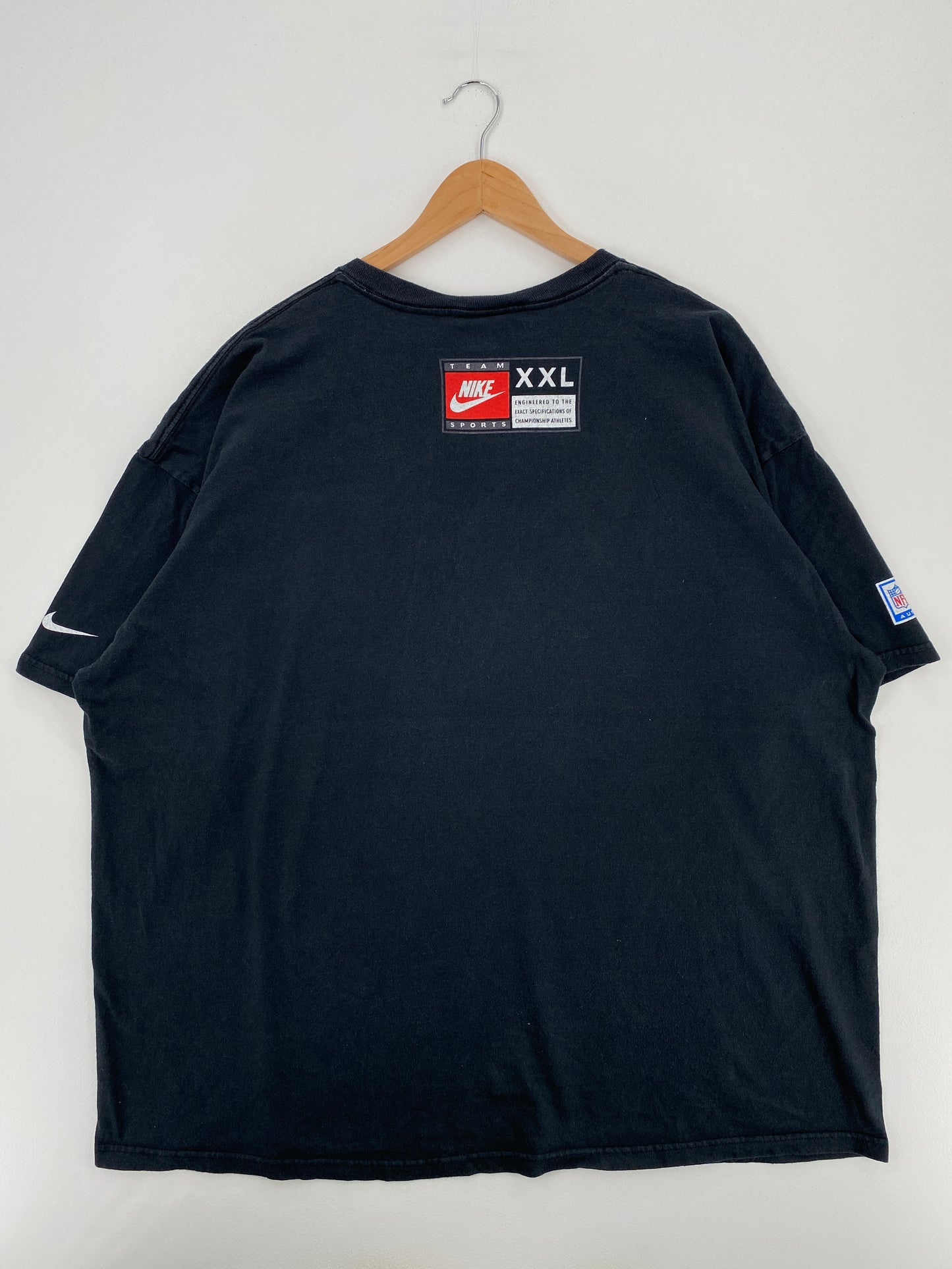 90’s NIKE x LOS ANGELES RAIDERS Made in USA Size XXL Vintage NFL T-shirt / A5971