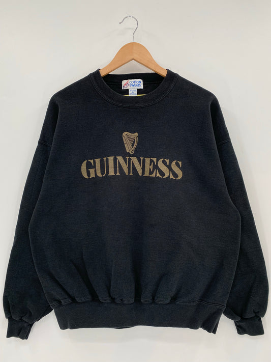 90's GUINNESS Made in USA Size XL Vintage Sweat-shirt / K7052