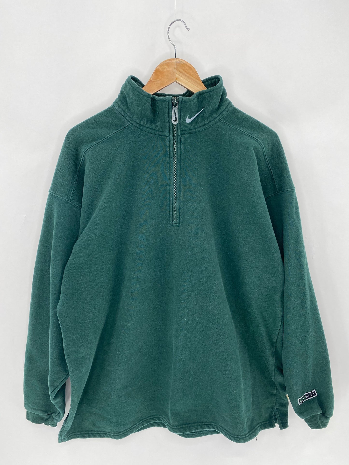 90’s NIKE Mini Swoosh Size L Vintage Half-zip Sweat-shirt  / 6007