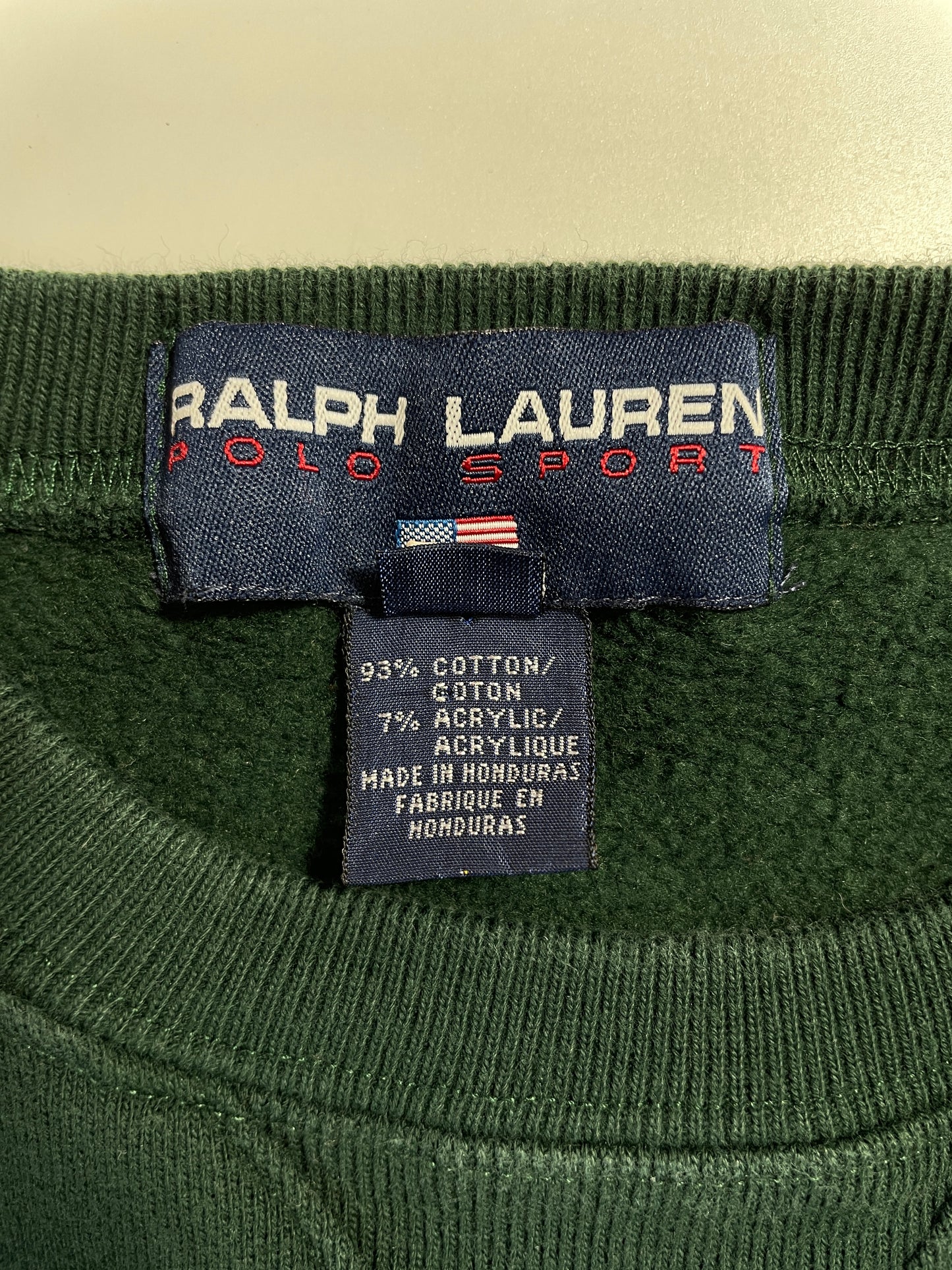 90's POLO SPORT RALPH LAUREN Size M Vintage Sweat-Shirt / A7078