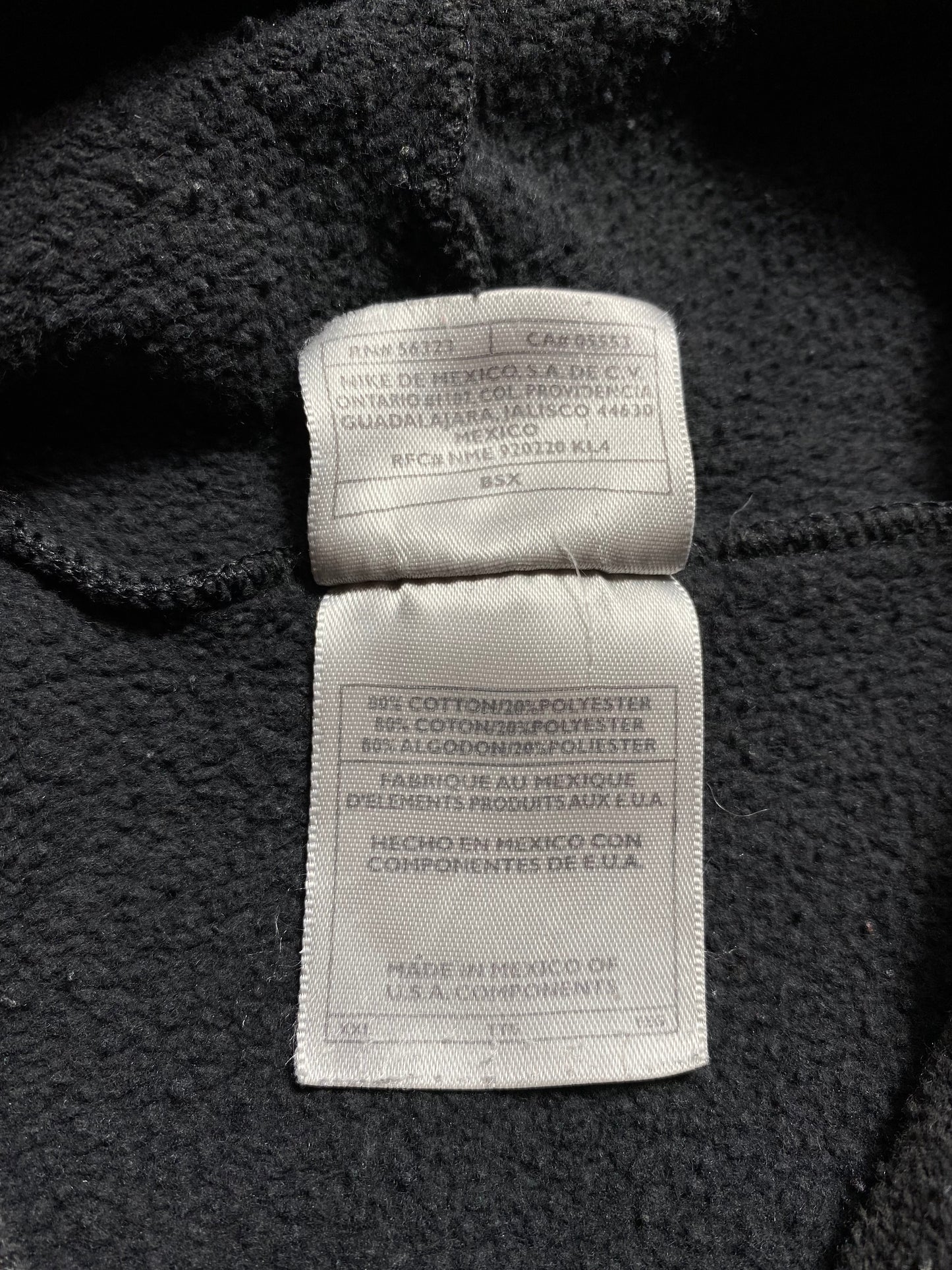 90’s NIKE CENTER SWOOSH Size XXL Vintage Hoodie Sweat-shirt / A8963