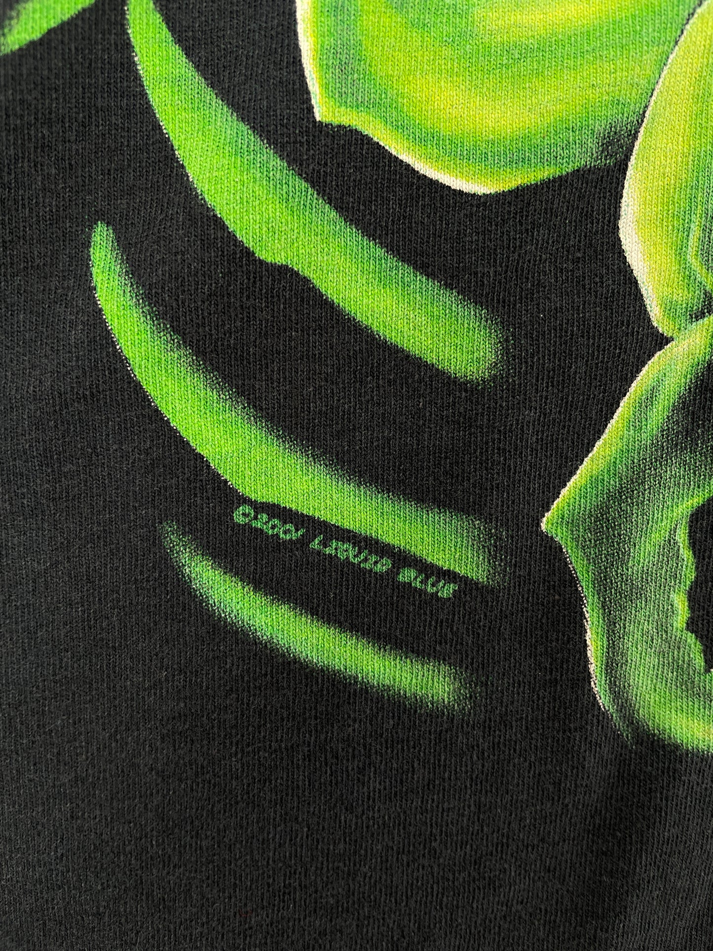 2001 LIQUID BLUE Size L Vintage T-Shirt / E86