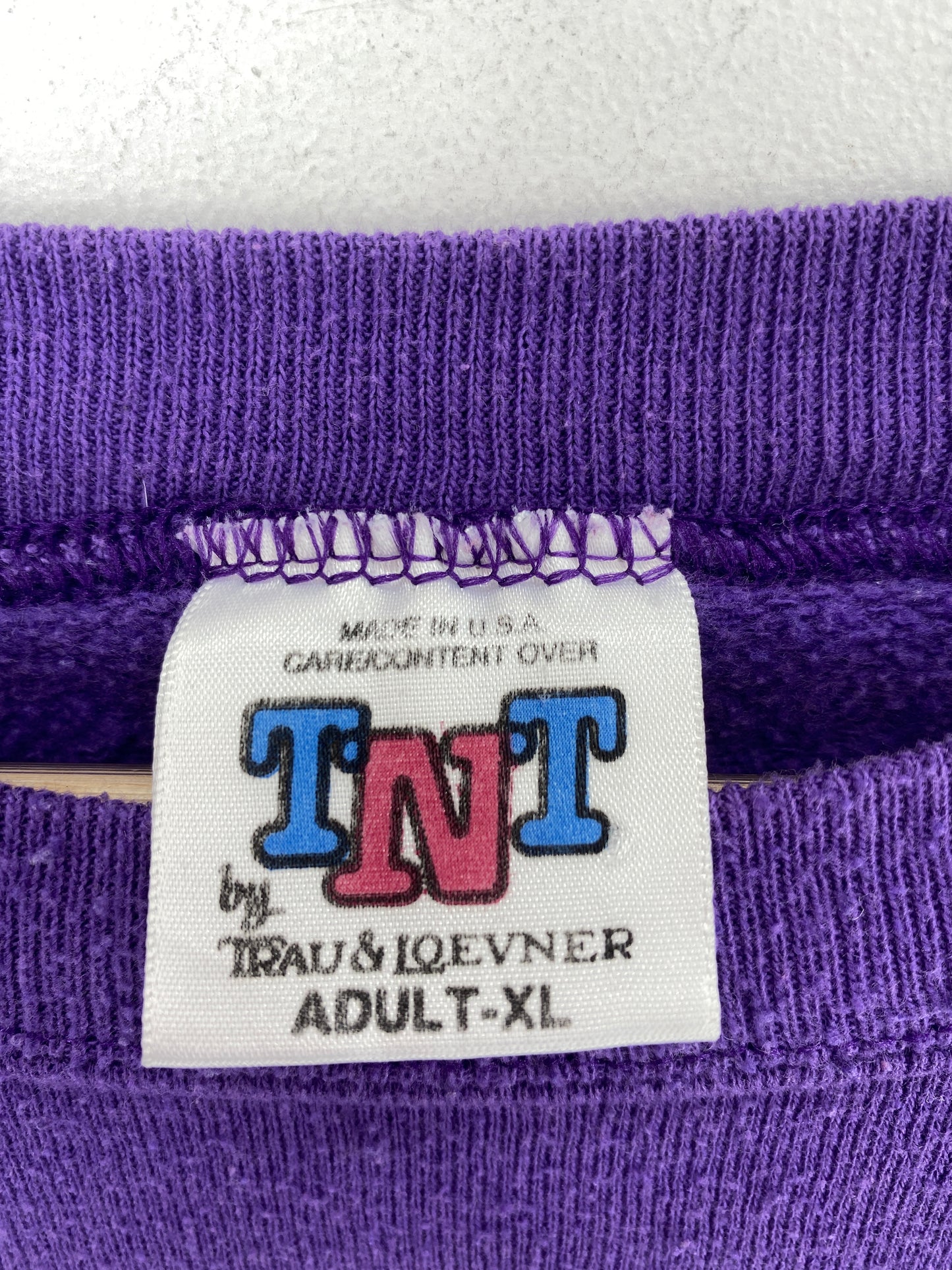 90's LOUISIANA STATE UNIVERSITY Made in USA Size XL Vintage College Sweat-shirt / A6188